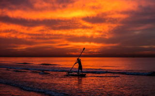 Red sunset