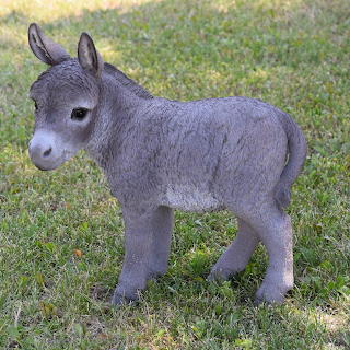 Standing-donkey-statue