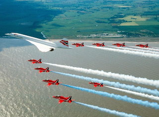 Concorde & Red Arrows