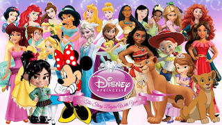 Official and unofficial Disney princesses