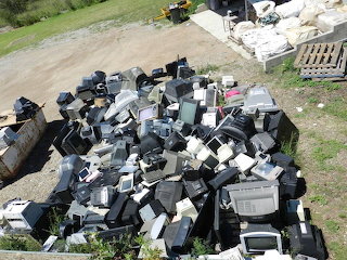 Processed crt monitors