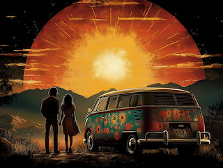 Sunset Roadtrip Love