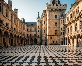 Castle courtyard