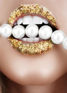 Golden lips
