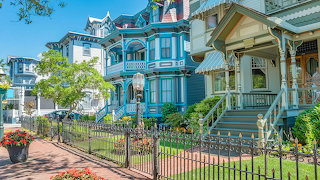 Cape May Victorian houses