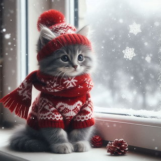Christmas Cat Twin #2