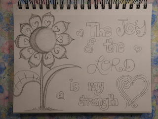 Drawing by Laura Weyer - The Joy of the Lord