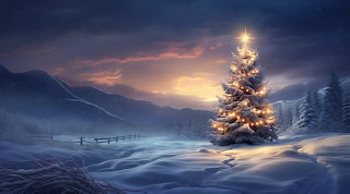 Christmas scene