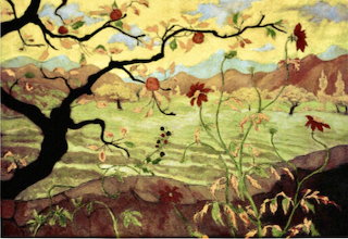 Apple Tree With Red Fruit By Paul Ranson