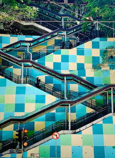 Stairway in Hong Kong