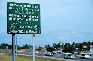 Welcome to Missouri Sign in Babel language