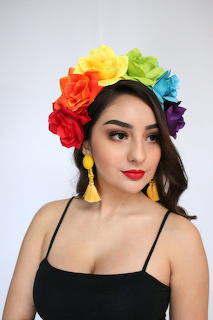 Rainbow 138 Rainbow Flower Crown Gay Pride Love Wins LGBTQ Flora