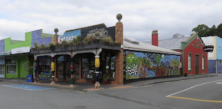 Hundertwasser architecture, Kawakawa, New Zealand