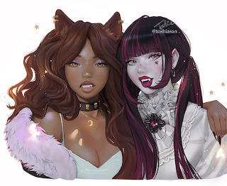 🐺🧛🏻 Draculaura and Clawdeen Wolf 🐺🧛🏻