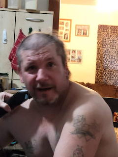DONAVON GETTING SHAVED