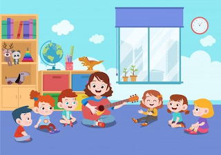 Actividad escolar Vector Premium