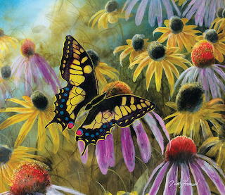 SWALLOWTAIL VISTOR by Jim Hansel
