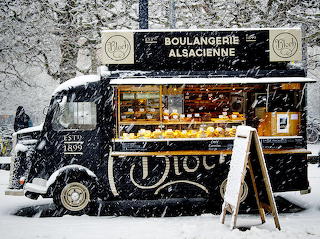 Winter Bakery Truck