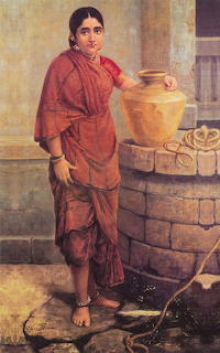 Lady by the well