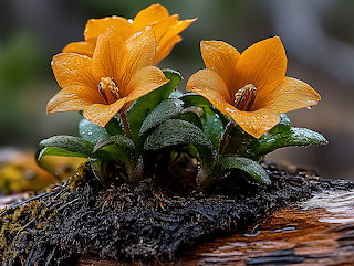 Golden Petals at Dawn