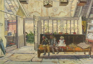 Hide and Seek, an Interior John Haughton Hague (1842–1934)