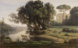 Italian Landscape - Jean-Baptiste-Camille Corot