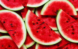 Sliced Watermelon...