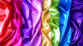 Colors-colorful-rainbow-silk fabric-wallpaper