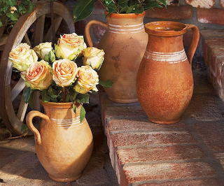 Vintage Terracotta Jugs