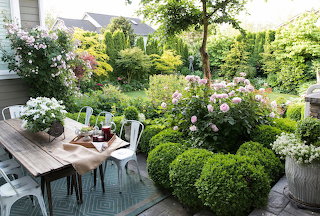 Lush Cottage Garden