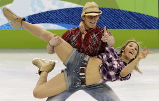 Ice dancing