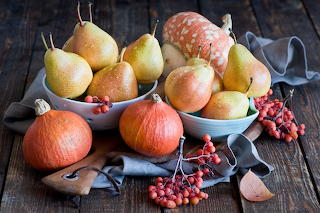 Pears and pumpkin