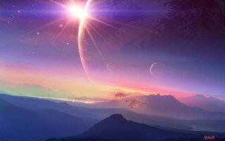 Peaceful sunrise