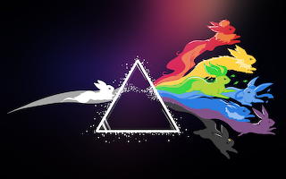 Pink Floyd Rabbit Bunny Triangle Colorful Pokemon 1920x1200
