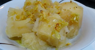 Yuca con mojo port
