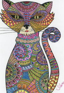 Coloring cat
