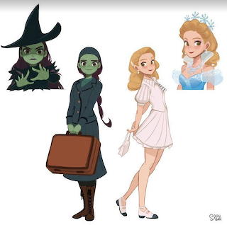 Elphaba and Glinda Parallel