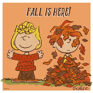 Sally and Linus Fall Leaves