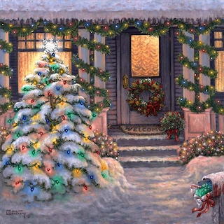 Welcoming christmas