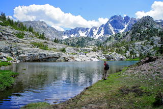 Standing by Pine Lake