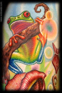 Frogs tattoo 89