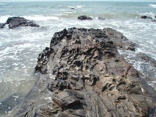 Mud on the beach