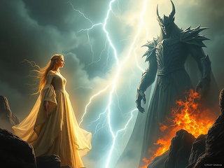 Galadriel vs Sauron