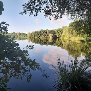 reflections of clouds