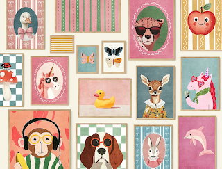 Nursery prints bundle a4 o