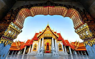 Temple Entrance Bangkok Thailand