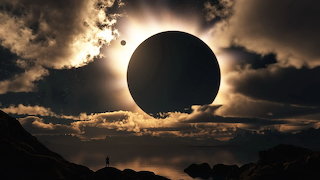 Moon sillouette