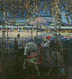Wassily Kandinsky - Couple on horseback