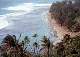 Kee Beach from Na Pali trail, Kauai