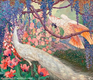 Peacock & Cockatoo